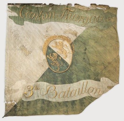 Fahne: Thurgauer Bataillonsfahne für das 3. Elitebataillon